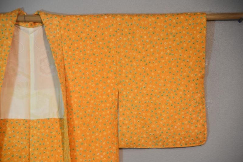 Buttercup Silk Shibori Japanese Haori Jacket - Image 3