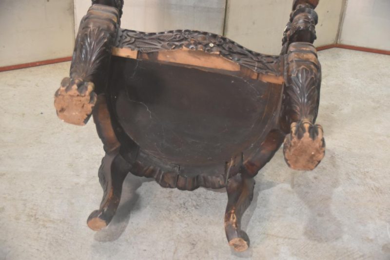 Japanese Carved Dragon Chair Height:850mm - Image 3