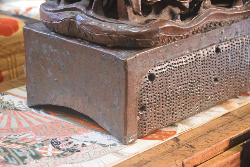 A Japanese Koi Dragon Roof Tile Height:880mm - Image 7
