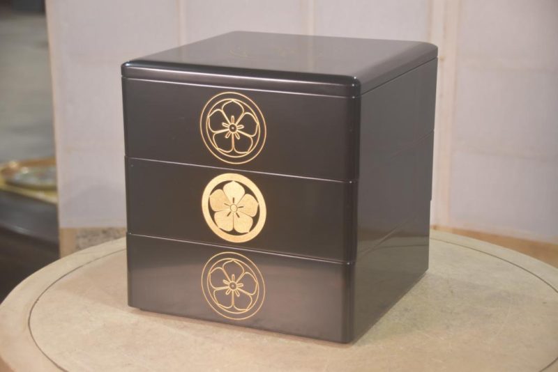 Japanese Lacquered 3 Section Jubako Width:240mm - Image 10