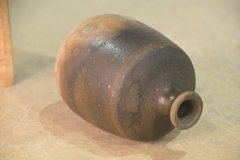 Bizen Pottery Sake Jug - Image 4