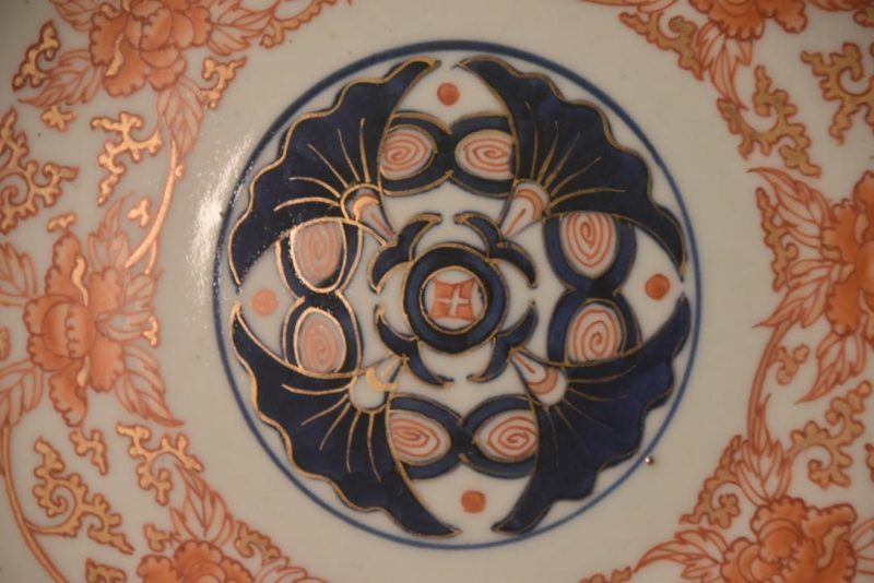 Large Coloured Imari Charger Width:455mm - Image 7