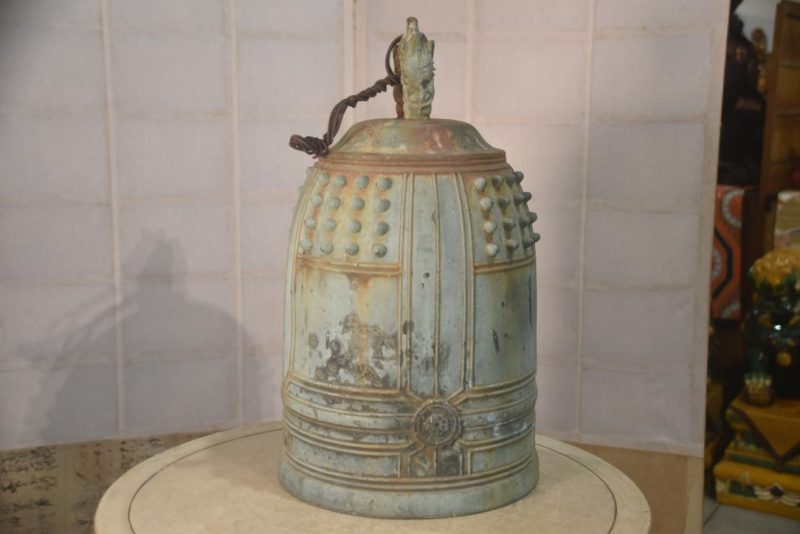 Japanese Bronze Hanging Temple Bell Height:530mm - Image 11