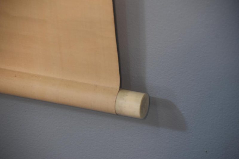 Japanese Deer and Bamboo Grass Painting Scroll Width:625mm - Image 3