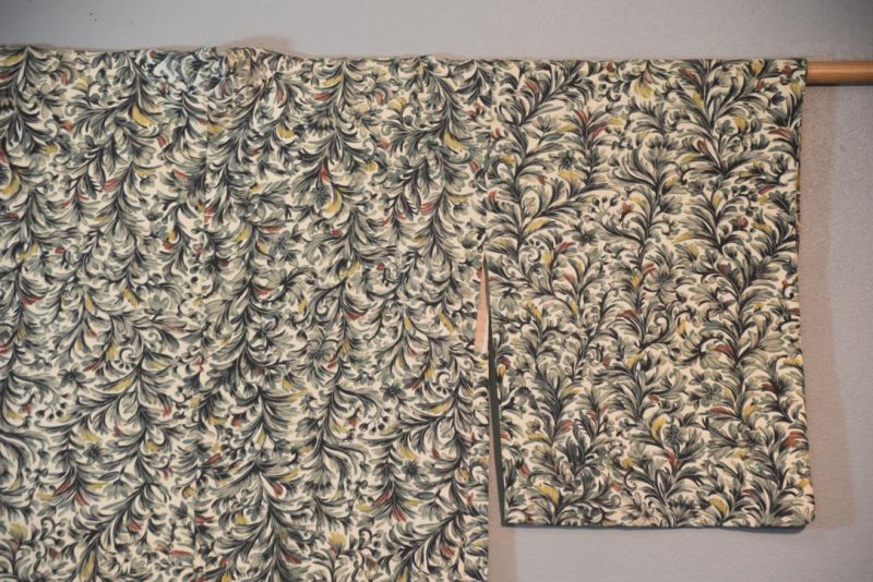 Paisley Vintage Japanese Silk Haori Jacket - Image 6