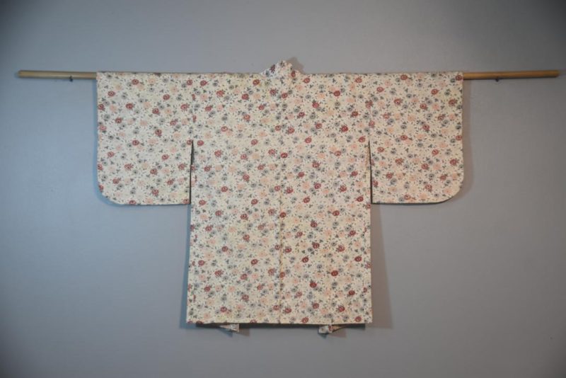 Petite Chrysanthemum Vintage Japanese Silk Haori Jacket