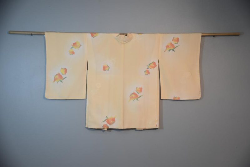Lemon Vintage Japanese Silk Haori Jacket