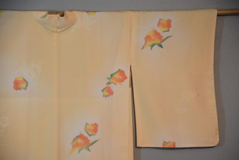 Lemon Vintage Japanese Silk Haori Jacket - Image 7