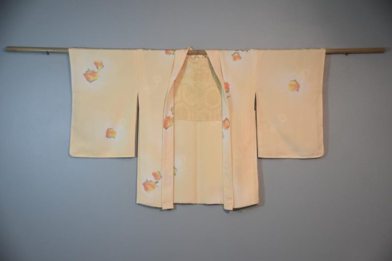 Lemon Vintage Japanese Silk Haori Jacket - Image 6