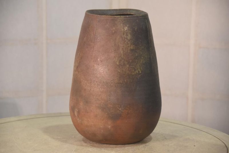 Japanese Bizen Pottery Vase Height:260mm