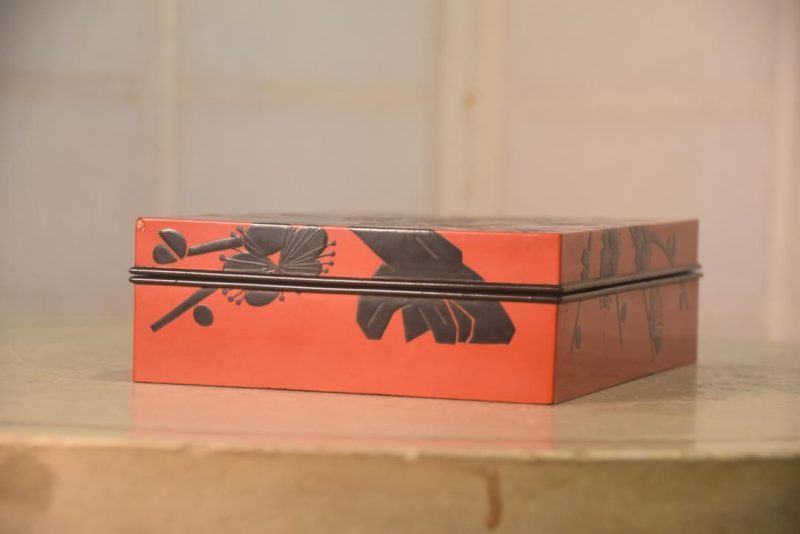 Japanese Suzuri Bako Writing Box Width:242mm - Image 5