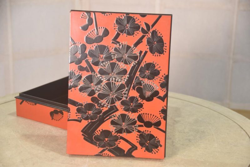Japanese Suzuri Bako Writing Box Width:242mm - Image 6