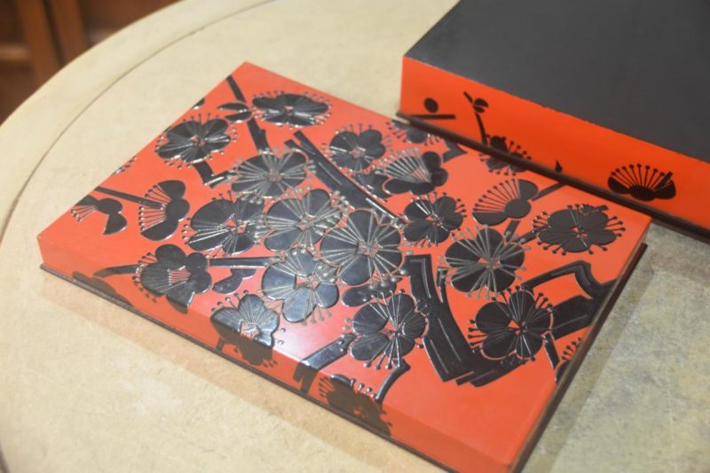 Japanese Suzuri Bako Writing Box Width:242mm - Image 8
