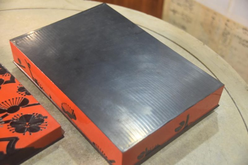 Japanese Suzuri Bako Writing Box Width:242mm - Image 9