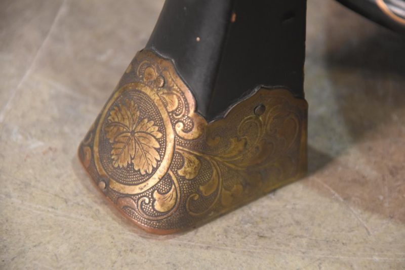 Maki-E Lacquered Hokkai with  Gilded Copper Hardware Height:265mm - Image 8