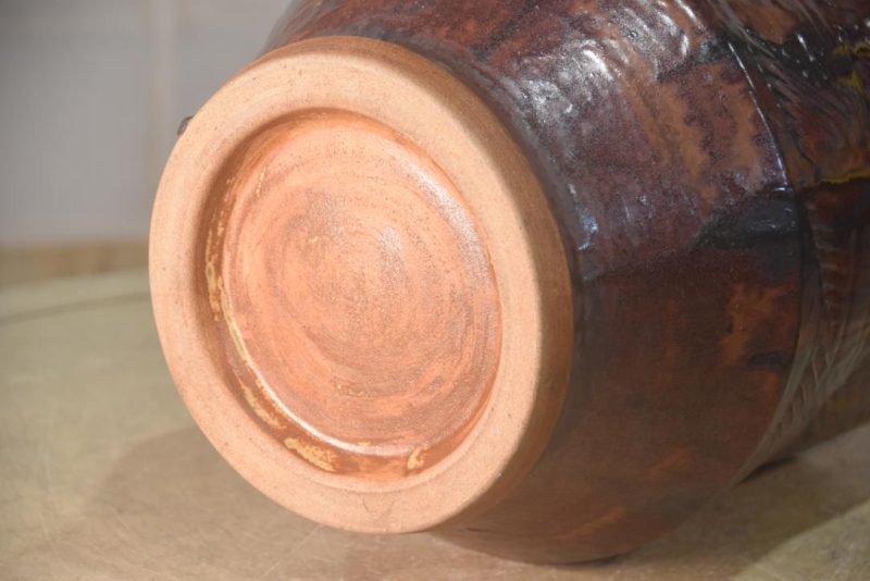 Contemporary Japanese Pottery Vase Width:230mm - Image 4