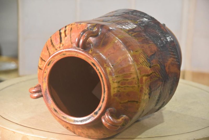 Contemporary Japanese Pottery Vase Width:230mm - Image 3