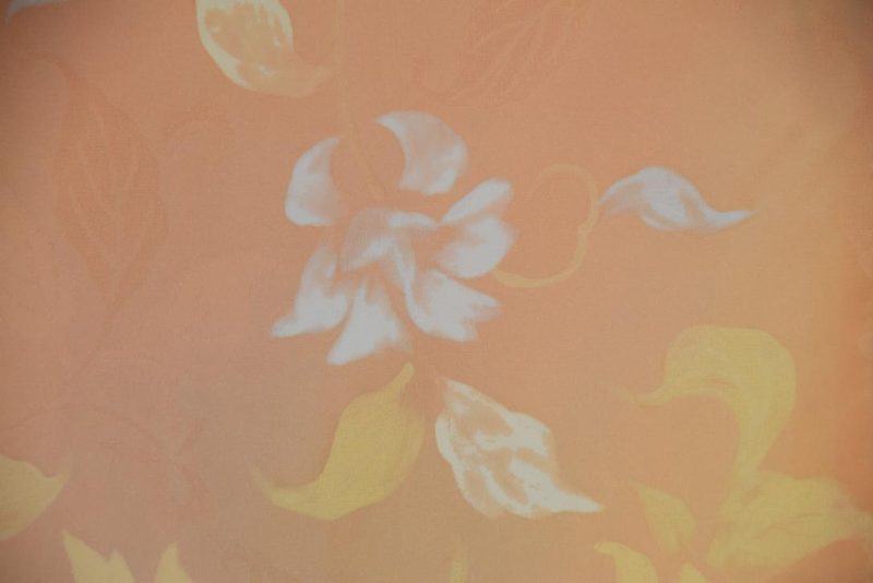 Peach Blossom Vintage Japanese Silk Haori Jacket - Image 3