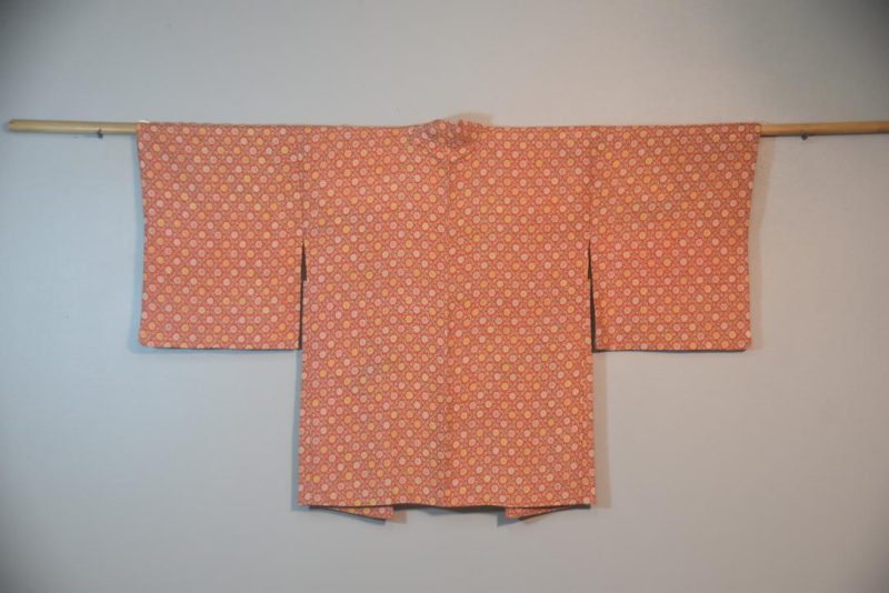 Burnt Orange Vintage Japanese Silk Haori Jacket