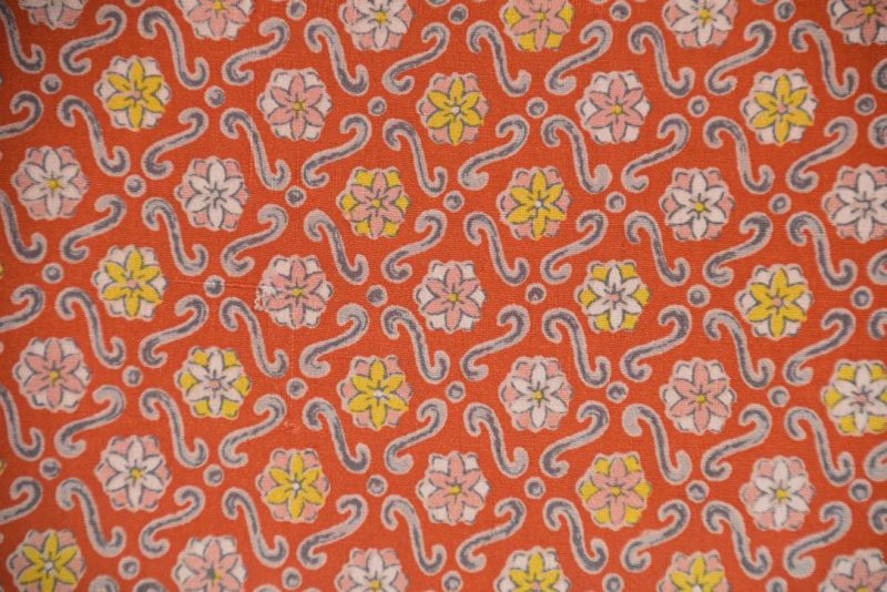 Burnt Orange Vintage Japanese Silk Haori Jacket - Image 6
