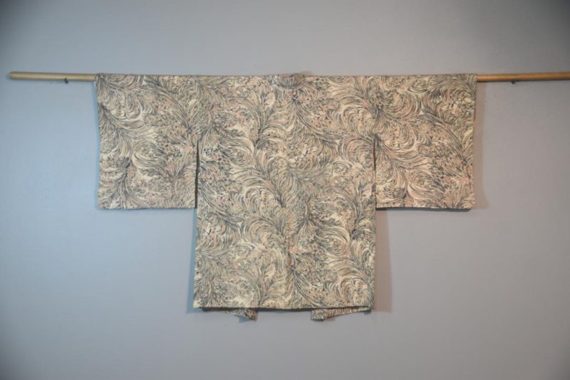 Bourgeois Swirls Vintage Japanese Silk Haori Jacket