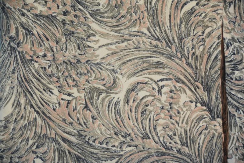 Bourgeois Swirls Vintage Japanese Silk Haori Jacket - Image 3