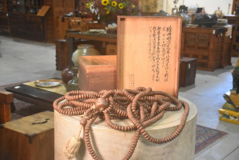 Oversized Japanese Wooden Prayer Beads Lenght:8000mm