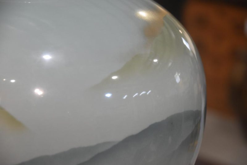 Kyoyaki (Kyoto Pottery) Vase Height:370mm - Image 9