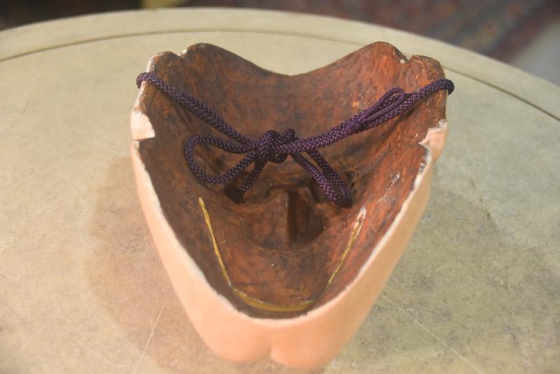Japanese Wooden Devil Noh Mask Height:250mm - Image 5