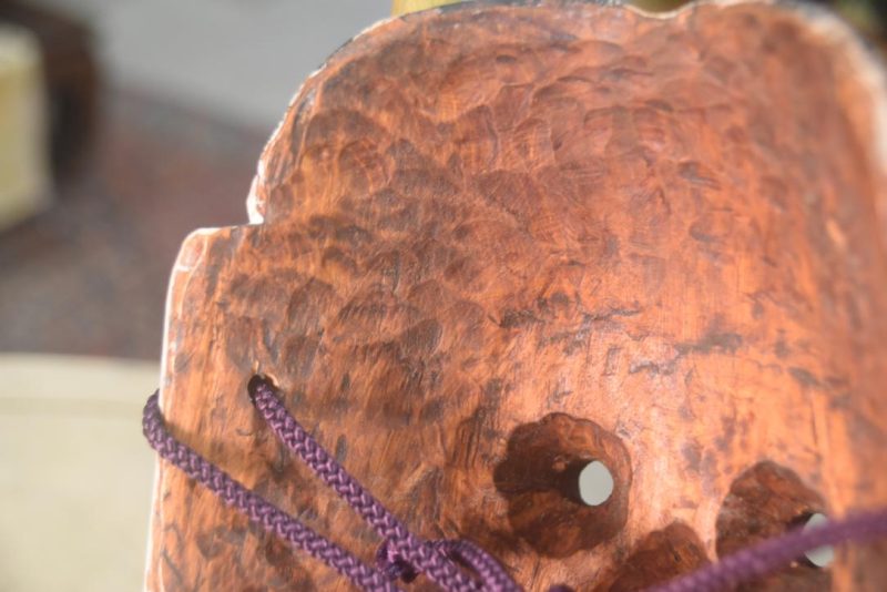 Japanese Wooden Devil Noh Mask Height:250mm - Image 6