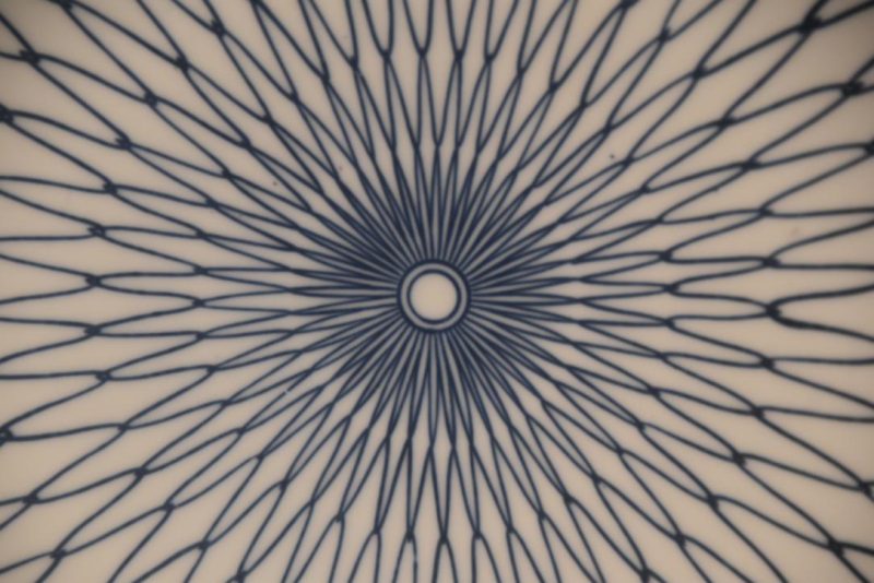 Japanese Blue and White Plate Width:412mm - Image 6