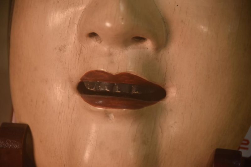 Japanese Wooden Noh Mask - Image 5