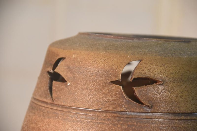 Japanese Bizen Pottery Vase Height:380mm - Image 2