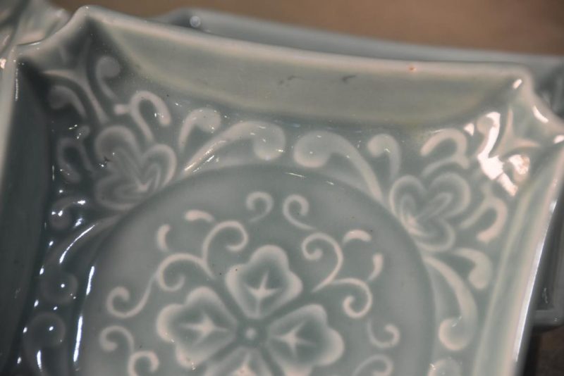 6 x Seiji (Celadon) Plates Width:130mm - Image 2