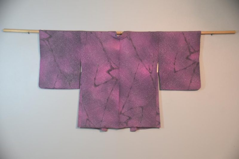 Cosmic Purple Silk Vintage Japanese Haori Jacket