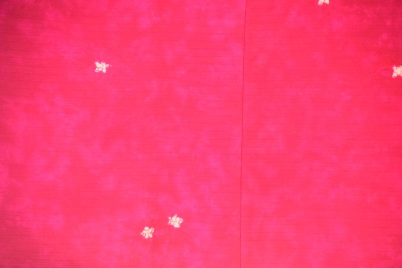Sizzling Cerise Silk Vintage Japanese Haori Jacket - Image 2
