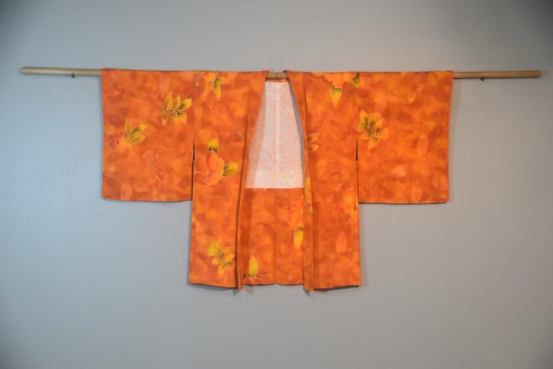 The New Black Silk Vintage Japanese Haori Jacket - Image 5