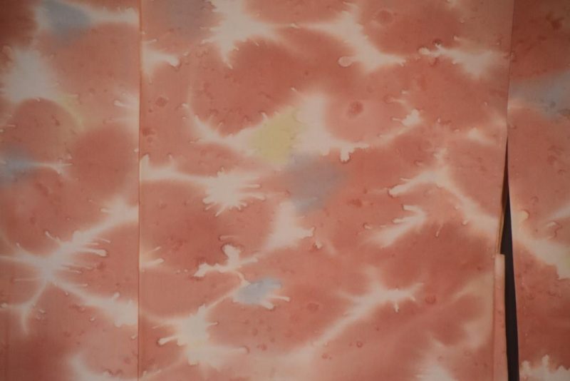 Water Colours Vintage Japanese Silk Haori Jacket - Image 5