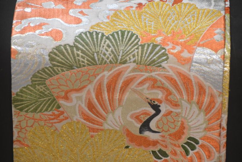 Japanese Vintage Silk Maru Obi Sash Table Runner Length:4000mm - Image 2
