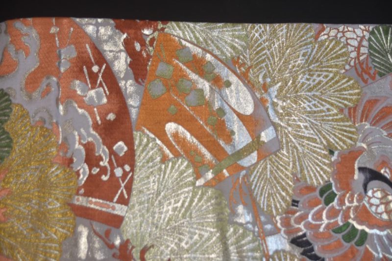 Japanese Vintage Silk Maru Obi Sash Table Runner Length:4000mm - Image 8