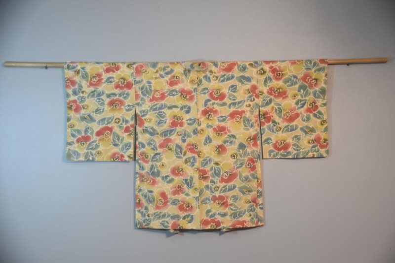 Floral Silk Vintage Japanese Haori Jacket