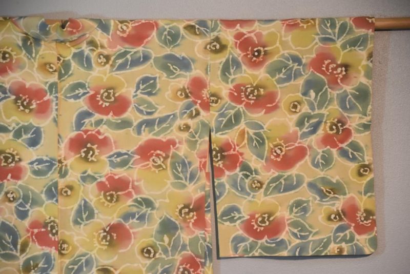 Floral Silk Vintage Japanese Haori Jacket - Image 6