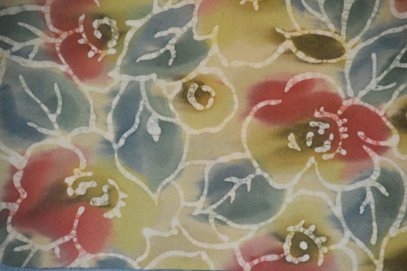 Floral Silk Vintage Japanese Haori Jacket - Image 4