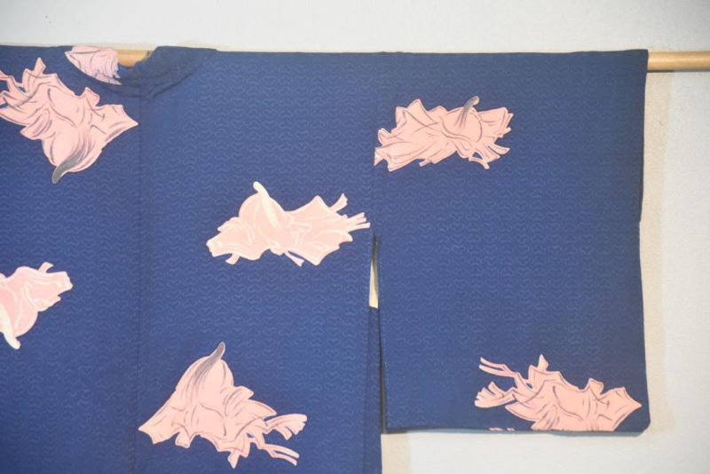 Genji Silk Vintage Japanese Haori Jacket - Image 7