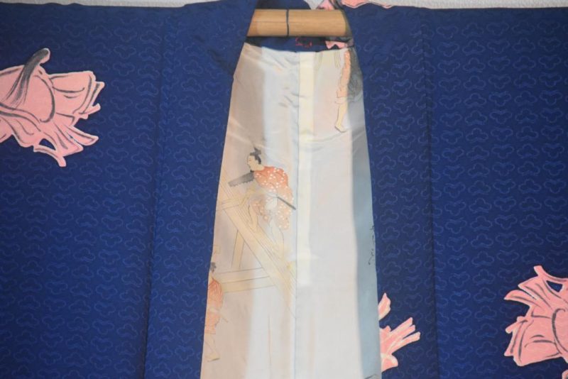 Genji Silk Vintage Japanese Haori Jacket - Image 4
