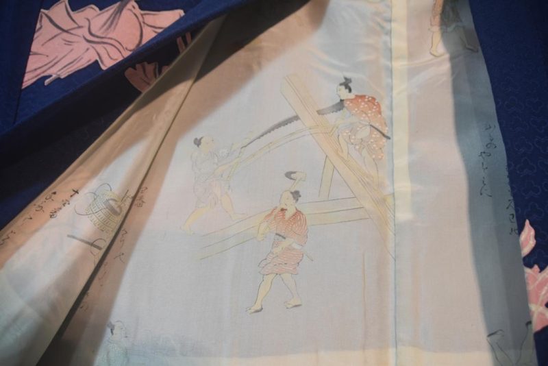 Genji Silk Vintage Japanese Haori Jacket - Image 3