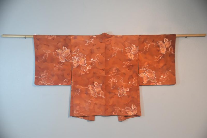 3D Caramel Silk Vintage Japanese Haori Jacket
