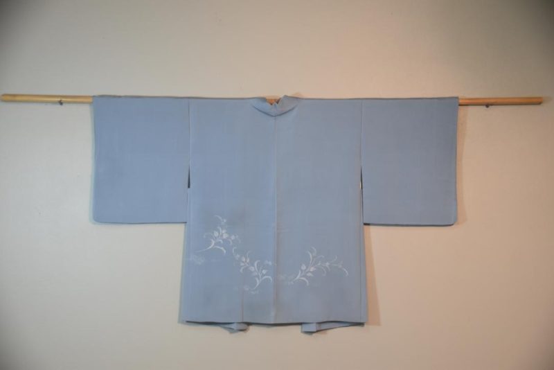 Pretty Blue Vintage Japanese Silk Haori Jacket