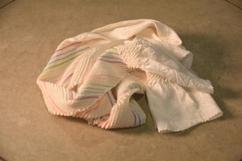 Japanese Rainbow Shibori Obi Silk Sash Length:1390mm