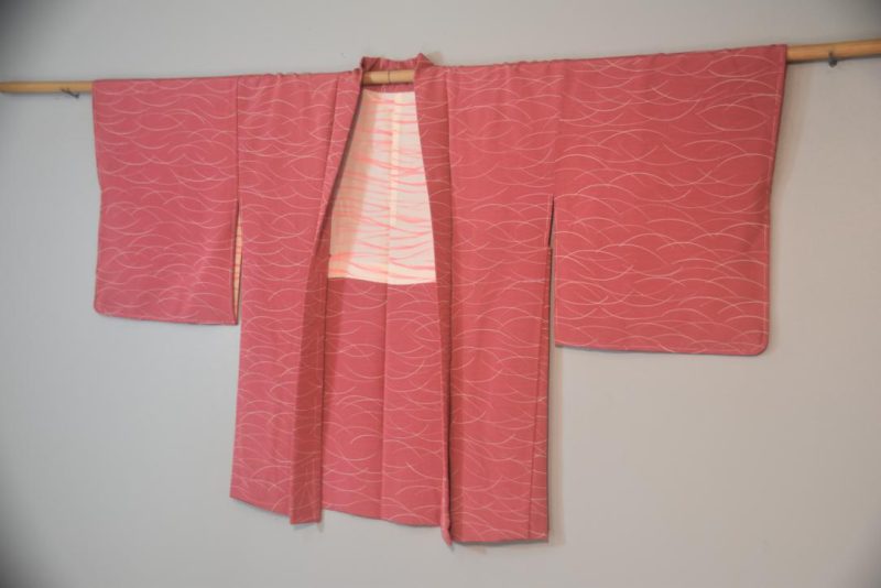 Pink Vintage Japanese Haori Jacket - Image 4